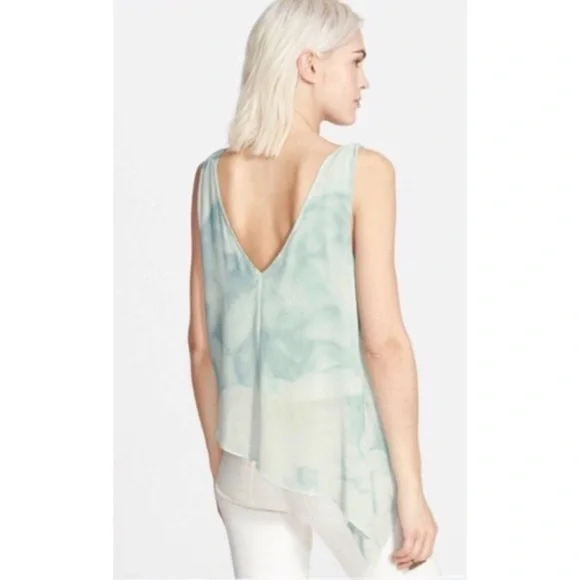 NEW Free People Aqua Sea Wrapped Tie Dye Tank Top - Picture 2 of 2